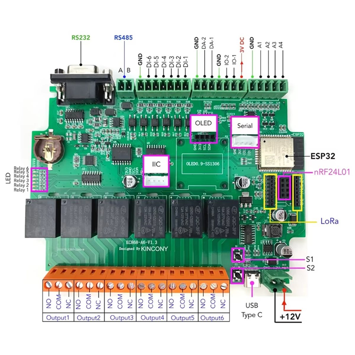 Placa de Desenvolvimento KC868 - Diy Home Automation System avaliação e preço